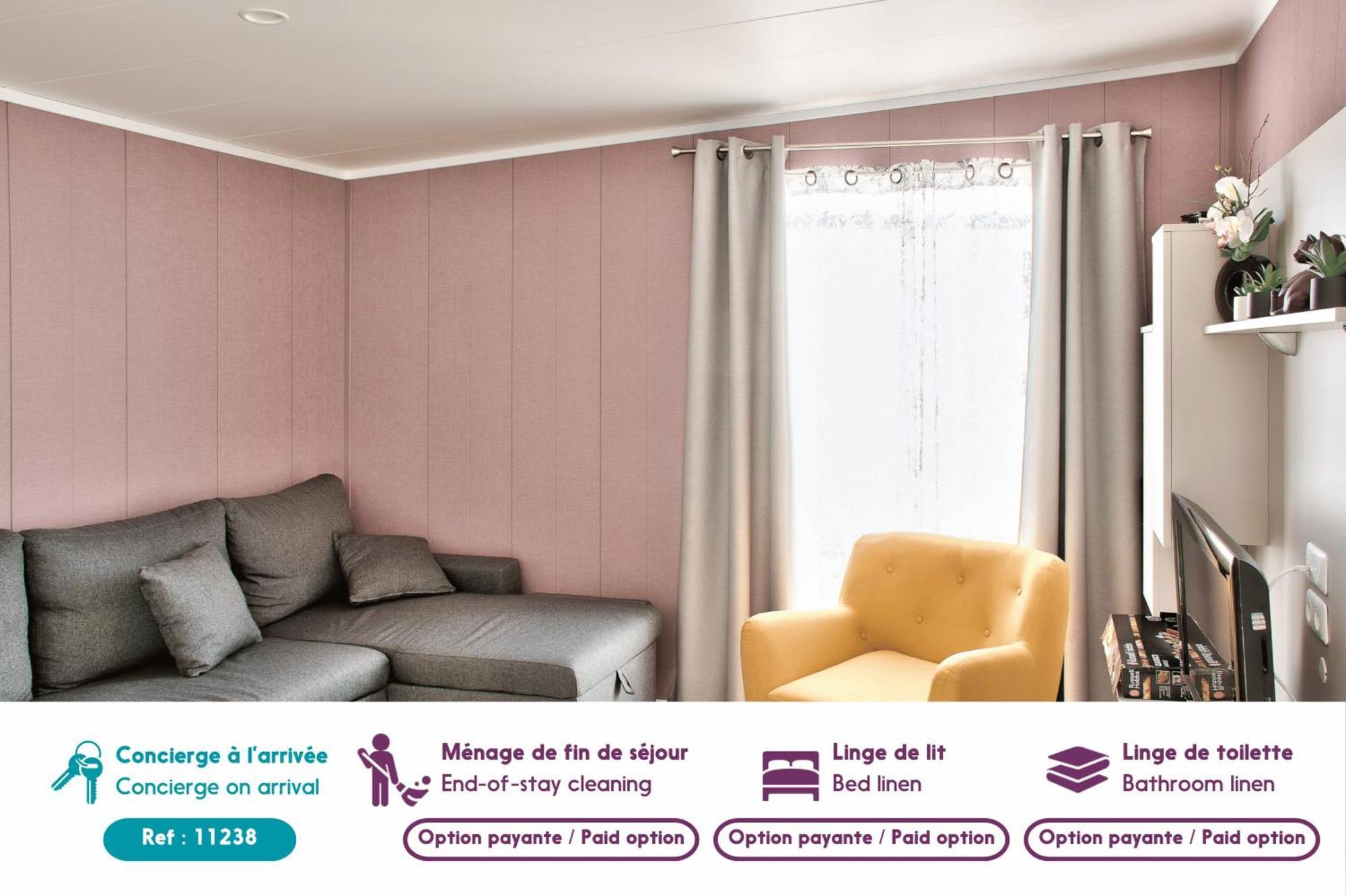 Joli Chalet Pour 6 - Domaine Avec Piscine Bretignolles-sur-Mer Luaran gambar